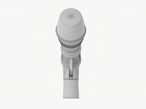 Vocal Microphone 02 Modèle 3D