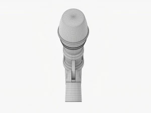 Vocal Microphone 02 3D Model