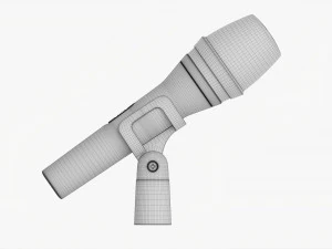 Vocal Microphone 02 3D Model