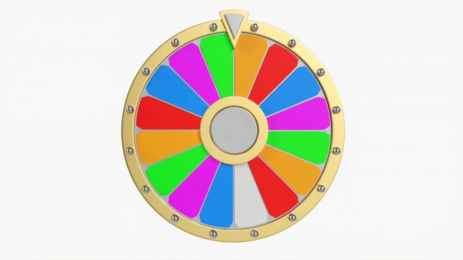 Wheel Of Fortune 3D Model .c4d .max .obj .3ds .fbx .stl .blend 