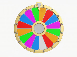 Wheel Of Fortune 3D Model