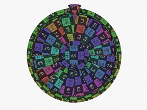 Wheel Of Fortune 3D Model