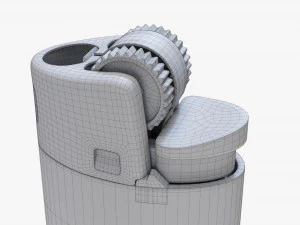 Accendino Bic classico Modello 3D