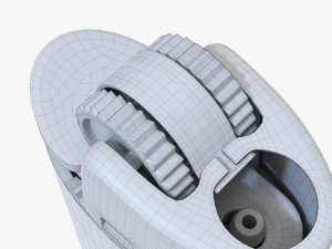 Bic Classic Lighter Mini Mockup Model 3D