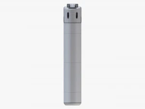 Bic Classic Lighter Mini Mockup 3D Model