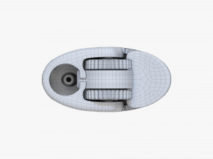 Bic Classic Lighter Mini Mockup Model 3D