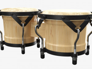 Bongo Set 3D मॉडल