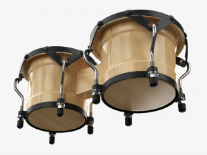 Bongo Set 3D मॉडल