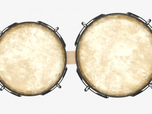 Bongo Set 3D मॉडल