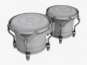 Bongo Set 3D मॉडल