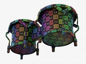 Bongo Set 3D मॉडल