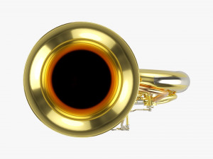 Brass Bell Tuba Model 3D