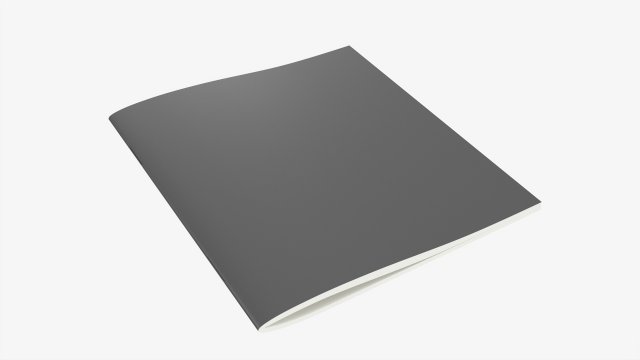 Brochure Guide Book 02 Closeed 3D 模型 .c4d .max .obj .3ds .fbx .stl .blend 