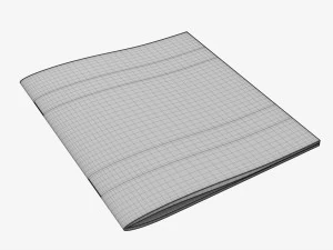 Brochure Guide Book 02 Closeed 3D Model
