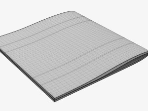 Brochure Guide Book 02 Closeed 3D Model