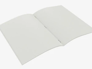 Brochure Guide Book 04 Open 3D Model