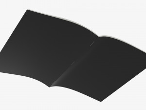 Brochure Guide Book 04 Open 3D Model