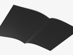 Brochure Guide Book 04 Open 3D Model