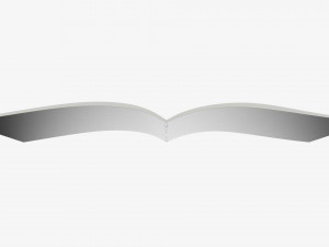 Brochure Guide Book 04 Open 3D Model