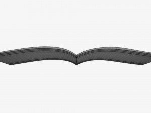 Brochure Guide Book 04 Open 3D Model