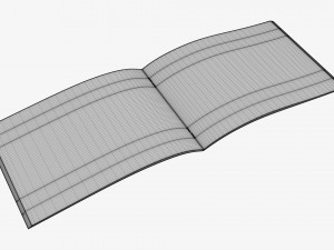 Brochure Guide Book 05 Open 3D मॉडल
