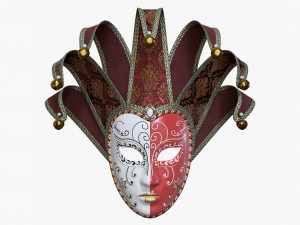 Carnival Venetian Mask 02 3D Model