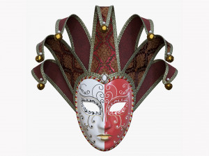 Carnival Venetian Mask 02 Modelo 3D