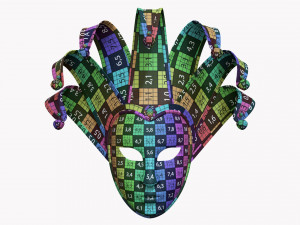 Carnival Venetian Mask 02 Model 3D