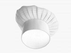 Chef Hat 3D Model