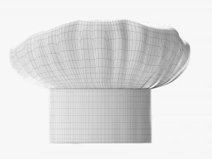 Chef Hat 3D Model