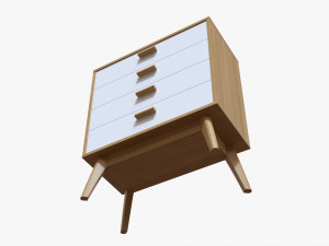 Chest Of Drawers 02 Model 3D
