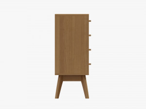 Chest Of Drawers 02 Model 3D