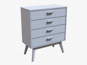 Chest Of Drawers 02 Model 3D