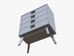 Chest Of Drawers 02 Model 3D