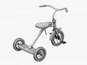 Children Tricycle 3D Model