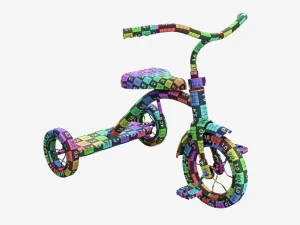 Triciclo per bambini Modello 3D