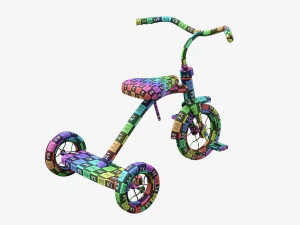 Triciclo per bambini Modello 3D