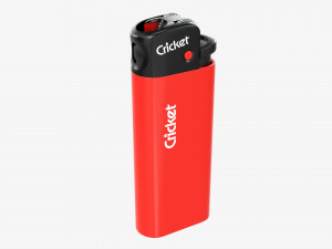 Cricket Flint Mini Pocket Lighter 01 3D Modell