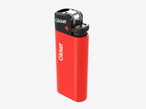Cricket Flint Mini Pocket Lighter 01 3D Modell