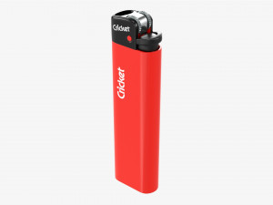 Cricket Flint Pocket Lighter 02 Essential Modelo 3D
