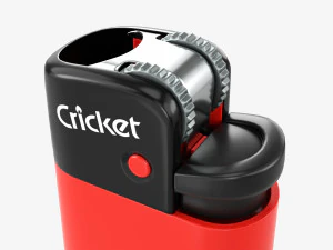 Cricket Flint Pocket Lighter 02 Essential 3D Model
