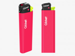 Cricket Flint Pocket Lighter 02 Fluo 3D मॉडल