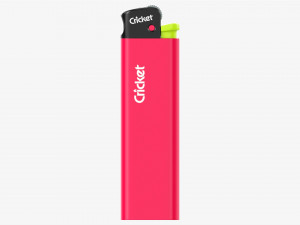 Cricket Flint Pocket Lighter 02 Fluo Model 3D