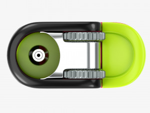 Cricket Flint Pocket Lighter 02 Fluo Model 3D