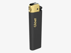 Cricket Flint Pocket Lighter 02 Matt 3D Model