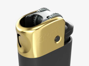 Cricket Flint Pocket Lighter 02 Matt 3D Model