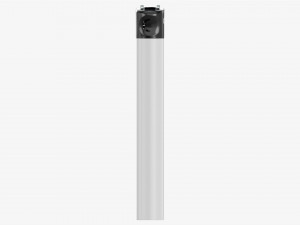Cricket Flint Pocket Lighter 02 White Mockup Model 3D