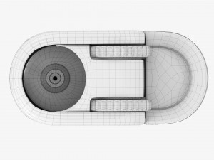 Cricket Flint Pocket Lighter 02 White Mockup Model 3D