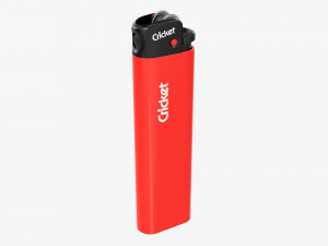 Cricket Flint Pocket Lighter 03 3D Model