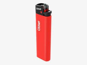 Cricket Flint Pocket Lighter 03 3D Model